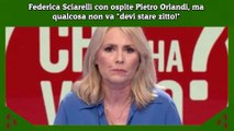 Federica Sciarelli con ospite Pietro Orlandi, ma qualcosa non va devi stare zitto!