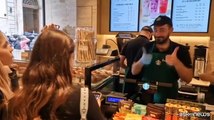 Starbucks apre a Roma: tutti in coda per il caff? della catena Usa