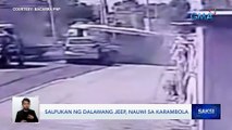 Salpukan ng dalawang jeep, nauwi sa karambola | Saksi