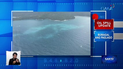 Barkong may kakayahang humigop ng langis mula sa MT Princess Empress, parating na sa Pilipinas | Saksi