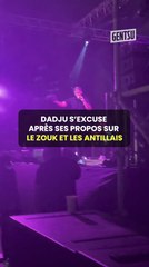 Dadju présente ses excuses après ses propos 