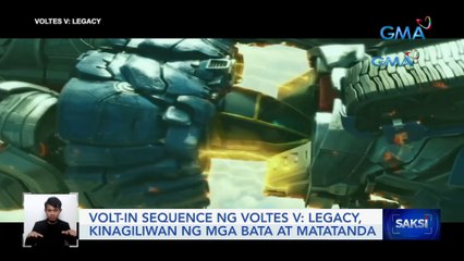 Volt-in sequence ng Voltes V: Legacy, kinagiliwan ng mga bata at matatanda | Saksi