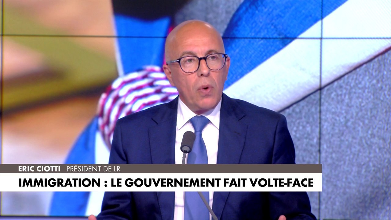 Éric Ciotti : «C'est un gouvernement un peu alternatif en matière migratoire»