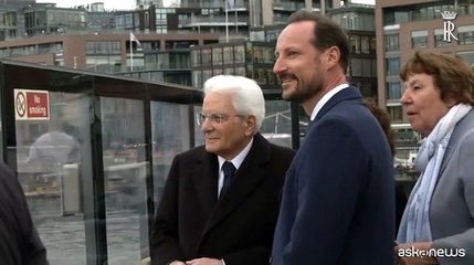 Norvegia e ambiente, Mattarella in tour su battello elettrico