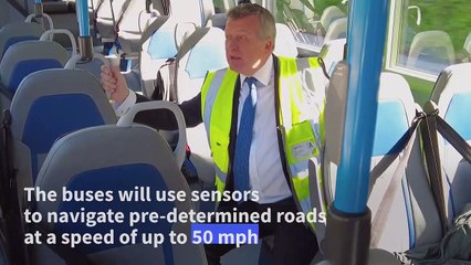 Scotland launches driverless bus service