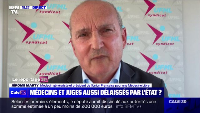 Démission du maire de Saint-Brevin: Chaque fois que quelqu'un est menacé de mort, il doit y avoir une réaction très dure pour Jérôme Marty (Union Française pour une Médecine Libre)
