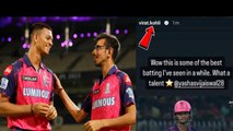 IPL 2023 RR Vs KKR Highlights Yashasvi Jaiswal బ్యాటింగ్ కి కోహ్లీ ఫిదా | Telugu OneIndia