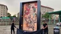 Street art e tattoo in un'opera in mostra a Milano