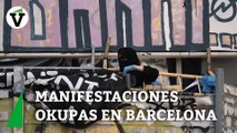 Los Mossos evitan que miembros antisistema y de Desokupa se enfrenten en Barcelona