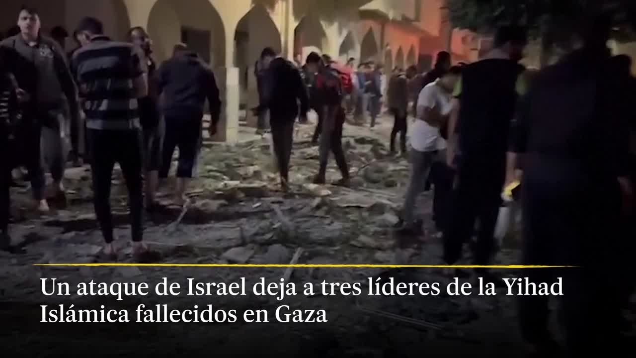 Un ataque de Israel deja a tres líderes de la Yihad Islámica fallecidos en Gaza
