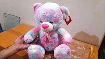 Unboxing and Review of Funzoo Happy Teddy Bear With A Bow Multicolour for girlfriend