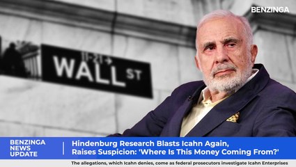 Short-Seller Blasts Icahn Again, Raises Suspicion: 'Where Is This Money Coming From?' - $IEP