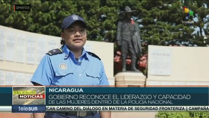 Gobierno de Nicaragua reconoce liderazgo y capacidad de las mujeres dentro de la policía nacional