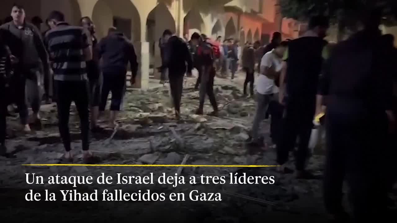 Un ataque de Israel deja a tres líderes de la Yihad Islámica fallecidos en Gaza