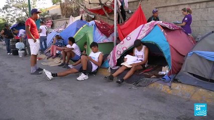 A horas del fin del Título 42, migrantes tramitan solicitud de asilo en EE. UU. legalmente