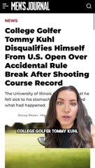 Golfer Tommy Kuhl accidentally disqualified himself
