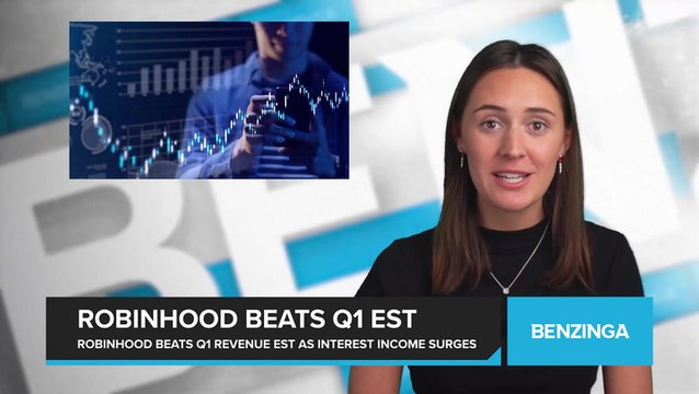 Robinhood Beats Q1 Revenue Estimates as Interest Income Surges