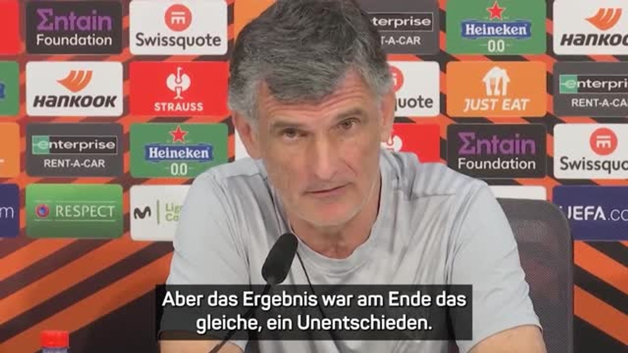 Mendilibar: 'Hinspiel gibt uns Selbstvertrauen'