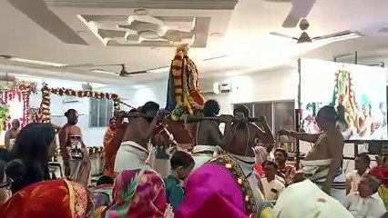 भक्तिमय माहौल में गोविन्दा-गोविन्दा... के जयकारे के साथ श्रीदेवी-भूदेवी को रिझाने की कलाओं ने मोहा