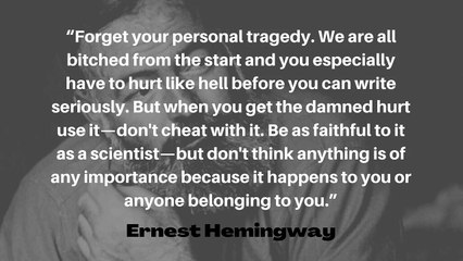 Embracing the Essence of Ernest Hemingway: Memorable Quotes That Resonate