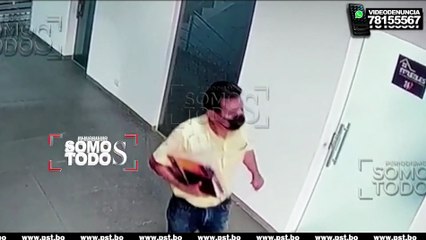 Tenga cuidado, nuevamente robo una portátil en otro edificio.