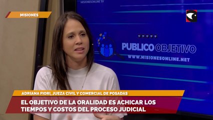 El objetivo de la oralidad es achicar los tiempos y costos del proceso judicial