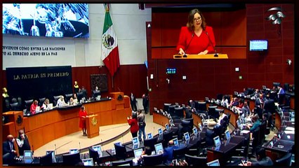 ¡Panista es destruida por senadora de MORENA por atacar a AMLO por no ir a cumbre de Biden!