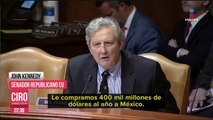 Marcelo Ebrard responde a senador republicano John Kennedy