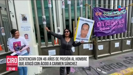 Sentenciado a 46 años de prisión por aventar acido al rostro de su ex esposa