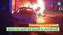 Une Ferrari percute plusieurs voitures et prend feu : 2 morts à Marcinelle