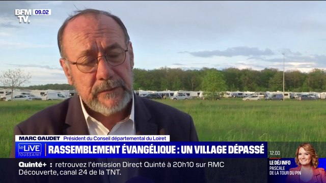 Rassemblement évangélique à Nevoy: pour Marc Gaudet, président du Conseil départemental du Loiret, on voit bien aujourd'hui un débordement