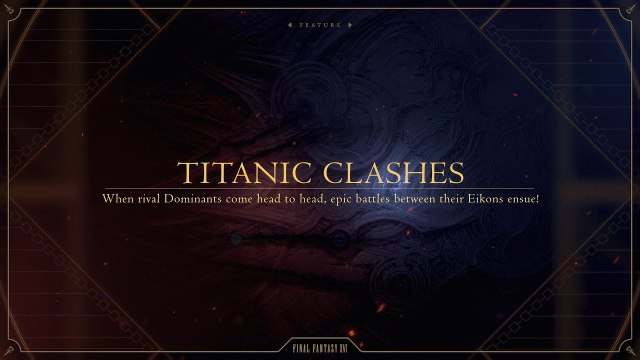 Final Fantasy XVI - Des batailles épiques entre Primordiaux