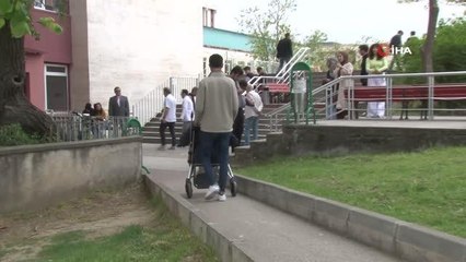 Edirne'de misafir edilen ampute depremzedeye protez bacak