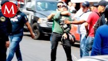 Reporteros son agredidos por policías al cubrir balacera en Iztapalapa