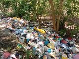 Sampah di Kawasan Hutan Penghijauan