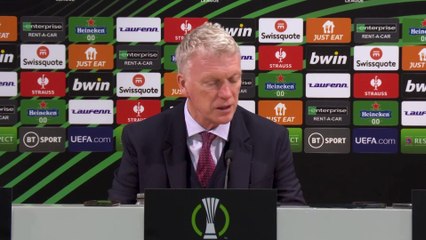 Moyes on West Ham's 2-1 semi-final first leg win over AZ