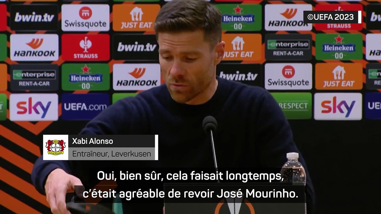 Alonso : "C'était agréable de revoir Mourinho"