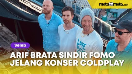 Arif Brata Sentil Kaum FOMO Jelang Konser Coldplay di Jakarta