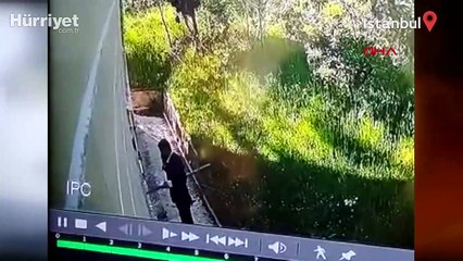 Boşanmak isteyen eşe silahlı molotoflu tehdit! O anlar kamerada