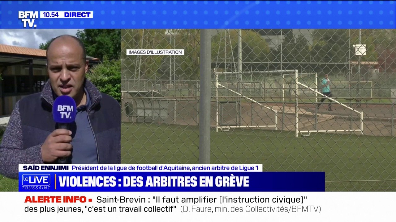 Saïd Ennjimi, président de la Ligue de football d’Aquitaine, ancien arbitre de ligue 1: "Les agressions des arbitres sont de plus en plus violentes"
