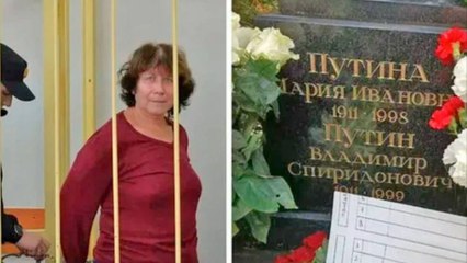 Russin für Notiz an Grab von Putins Eltern verurteilt