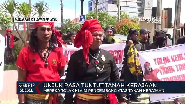 Unjuk Rasa Tuntut Tanah Kerajaan