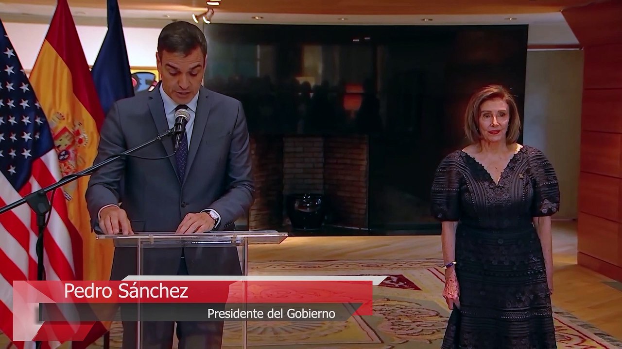 Así ha sido el primer acto oficial de Pedro Sánchez en Washington