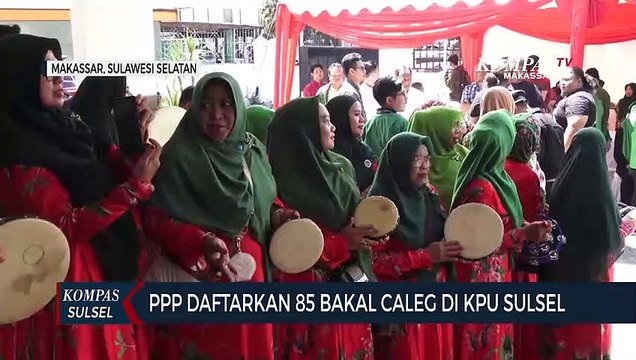 PPP Daftarkan 85 Bakal Caleg di KPU Sulsel