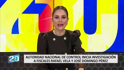 Rafael Vela y José Domingo Pérez: abren investigación en su contra por dar declaraciones a la prensa