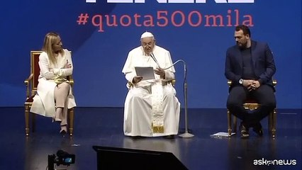 Papa: "La natalit? come l'accoglienza non vanno mai contrapposte"