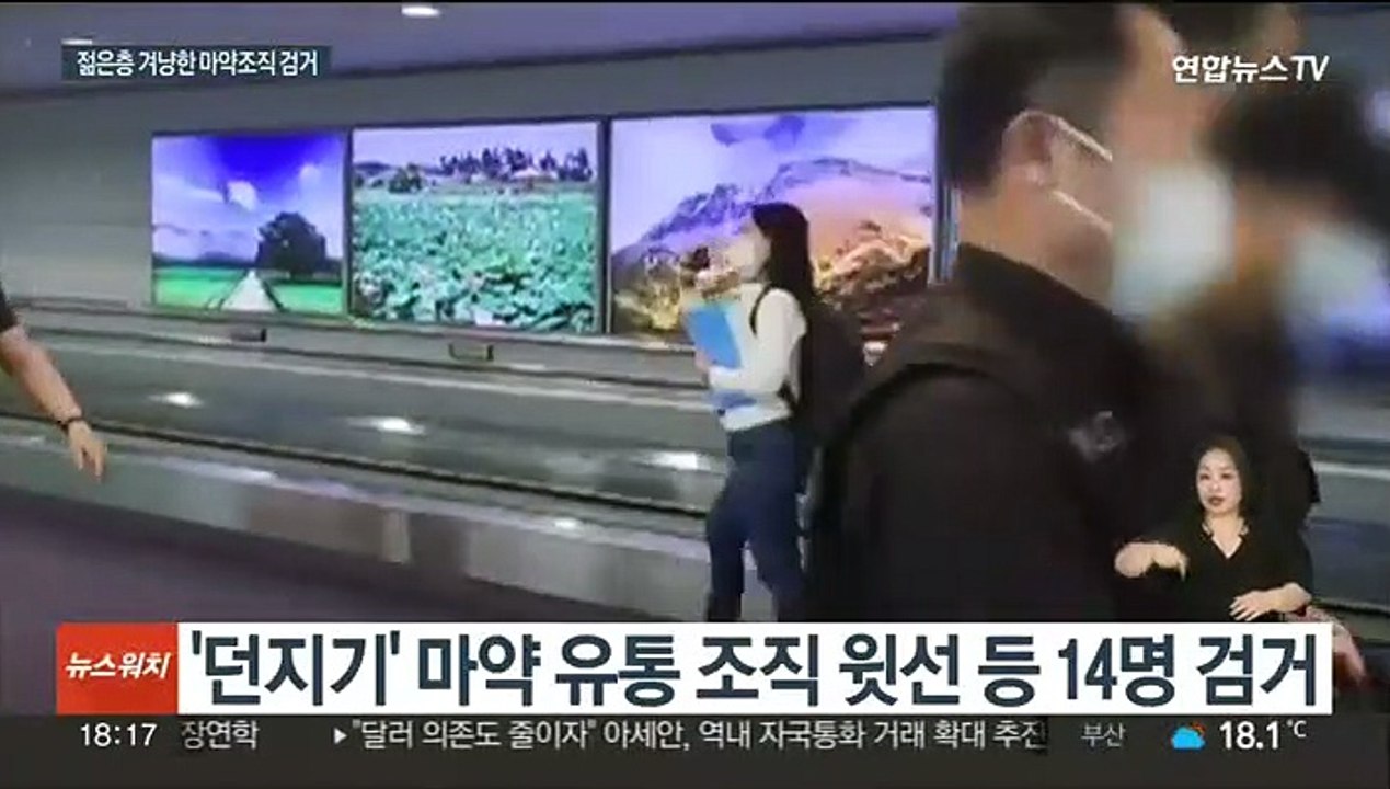 8만명분 마약 밀반입 조직 검거…10대도 투약