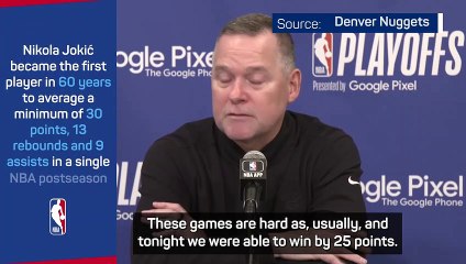 Nuggets keeping champagne on ice with bigger goals in sight