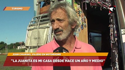“La Juanita es mi casa desde hace un año y medio” dijo el viajero que recorre la provincia de Misiones