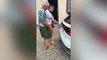 Woman travels 6,000 miles to surprise her dad on his birthday after he was diagnosed with cancer